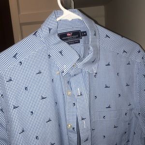 Vineyard Vines Long Sleeve Printed Button Down